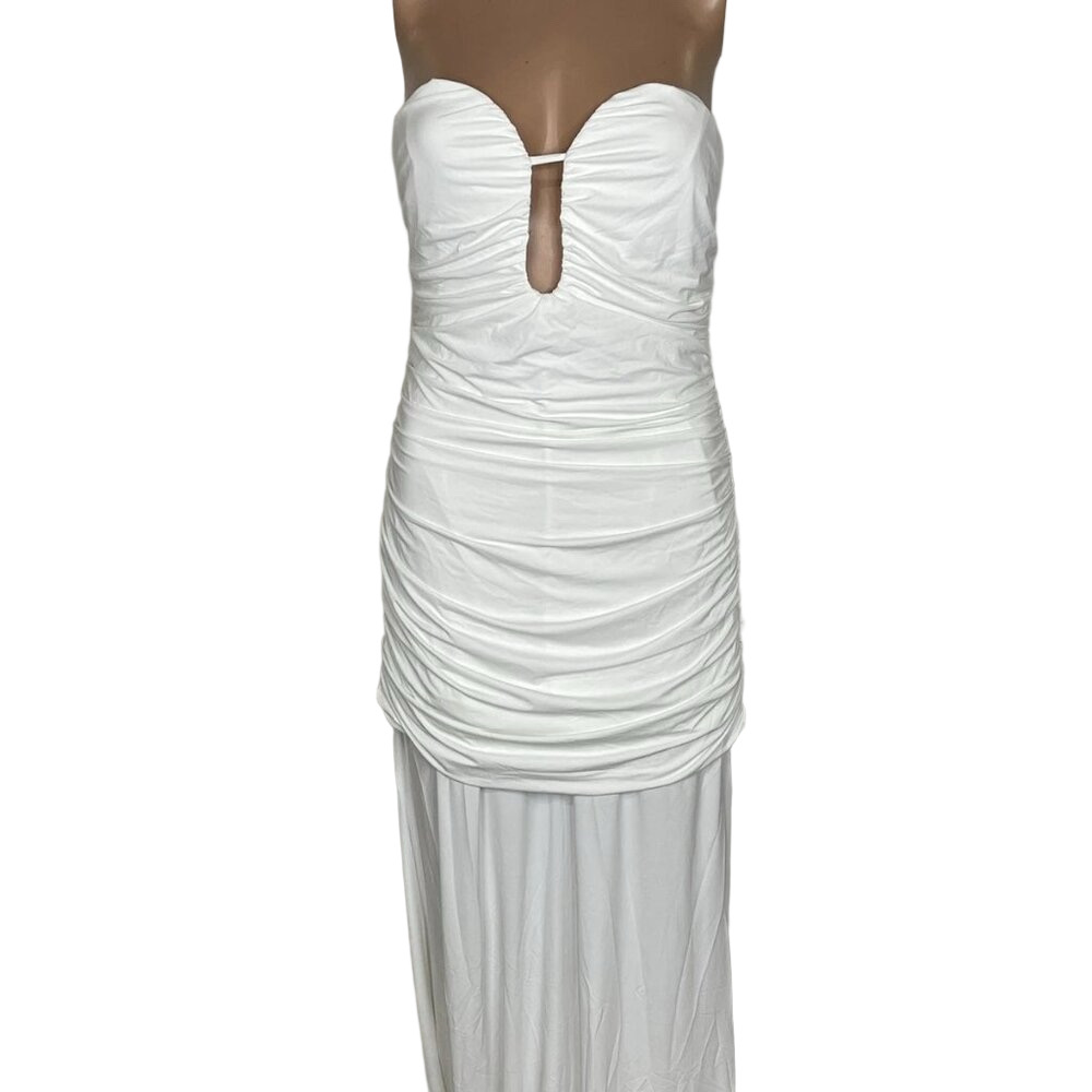 Bardot “Elvira” Strapless Maxi Dress – Size 8 (NWT)
